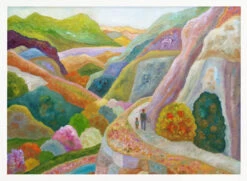 Inner Walking - Stretched Canvas, Poster Or Fine Art Print(Inner Walking Stretched Canvas Poster Or Fine Art Print) -Heart Wall Art Store pictufy horizontal white 70x50 2575106