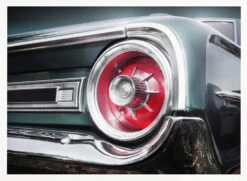 American Classic Car Galaxie 500 1964 Rear - Stretched Canvas, Poster Or Fine Art Print(American Classic Car Galaxie 500 1964 Rear Stretched Canvas Poster Or Fine Art Print) -Heart Wall Art Store pictufy horizontal white 70x50 2585642