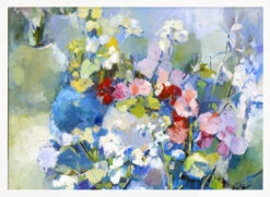 Wildflowers - Stretched Canvas, Poster Or Fine Art Print(Wildflowers Stretched Canvas Poster Or Fine Art Print) -Heart Wall Art Store pictufy horizontal white 70x50 2673698