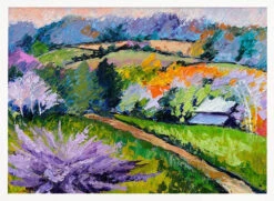 Pennsylvania Path - Stretched Canvas, Poster Or Fine Art Print(Pennsylvania Path Stretched Canvas Poster Or Fine Art Print) -Heart Wall Art Store pictufy horizontal white 70x50 2786665