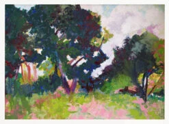 Trees In The Distance - Stretched Canvas, Poster Or Fine Art Print(Trees In The Distance Stretched Canvas Poster Or Fine Art Print) -Heart Wall Art Store pictufy horizontal white 70x50 2786695