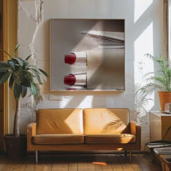 American Classic Car Custom Royal 1959 Tail Fin - Square Stretched Canvas, Poster Or Fine Art Print(American Classic Car Custom Royal 1959 Tail Fin Square Stretched Canvas Poster Or Fine Art Print) -Heart Wall Art Store pictufy interior 70s sofa ratio 1x1 2336080