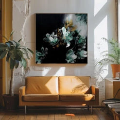 Dance With Me - Square Stretched Canvas, Poster Or Fine Art Print(Dance With Me Square Stretched Canvas Poster Or Fine Art Print) -Heart Wall Art Store pictufy interior 70s sofa ratio 1x1 2458693