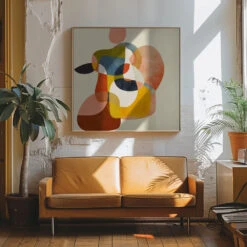 Shapes6 - Square Stretched Canvas, Poster Or Fine Art Print(Shapes6 Square Stretched Canvas Poster Or Fine Art Print) 23 Shapes6 - Square Stretched Canvas, Poster Or Fine Art Print(Shapes6 Square Stretched Canvas Poster Or Fine Art Print) -Heart Wall Art Store pictufy interior 70s sofa ratio 1x1 2552864