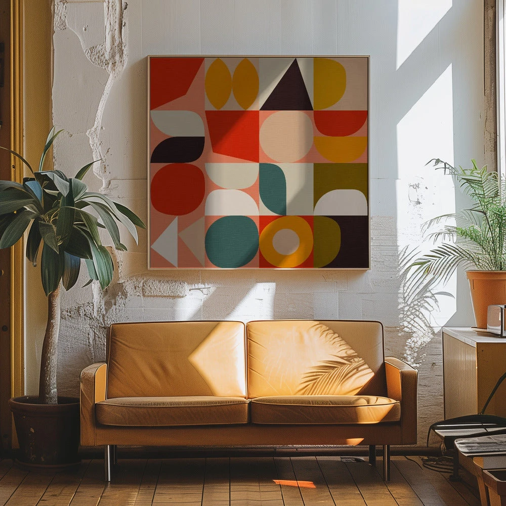 Bauhaus New 4 - Square Stretched Canvas, Poster Or Fine Art Print(Bauhaus New 4 Square Stretched Canvas Poster Or Fine Art Print) 11 Bauhaus New 4 - Square Stretched Canvas, Poster Or Fine Art Print(Bauhaus New 4 Square Stretched Canvas Poster Or Fine Art Print) - Image 11