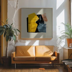 Ecken6 Kopie - Square Stretched Canvas, Poster Or Fine Art Print(Ecken6 Kopie Square Stretched Canvas Poster Or Fine Art Print) -Heart Wall Art Store pictufy interior 70s sofa ratio 1x1 2552997