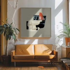 Ecken11 Kopie - Square Stretched Canvas, Poster Or Fine Art Print(Ecken11 Kopie Square Stretched Canvas Poster Or Fine Art Print) -Heart Wall Art Store pictufy interior 70s sofa ratio 1x1 2553002