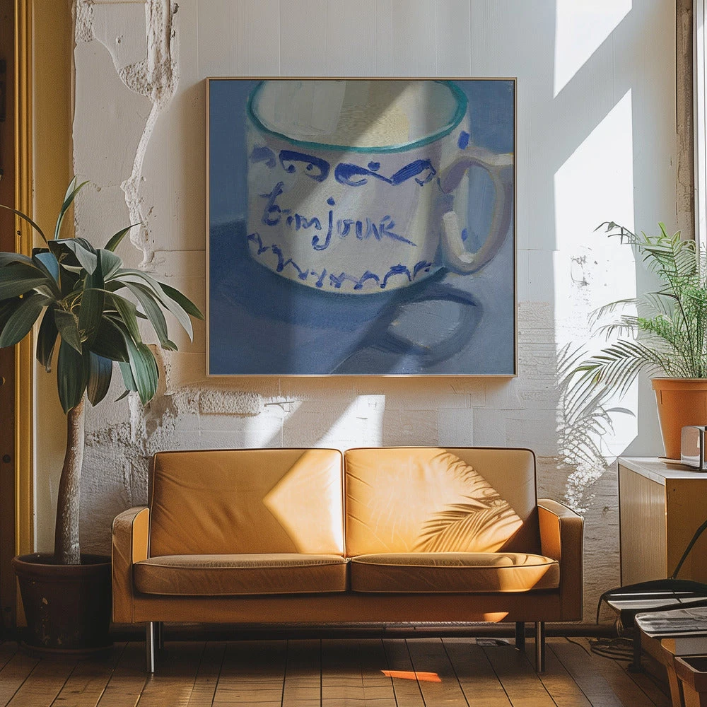 Bon Jour - Square Stretched Canvas, Poster Or Fine Art Print(Bon Jour Square Stretched Canvas Poster Or Fine Art Print) 11 Bon Jour - Square Stretched Canvas, Poster Or Fine Art Print(Bon Jour Square Stretched Canvas Poster Or Fine Art Print) - Image 11