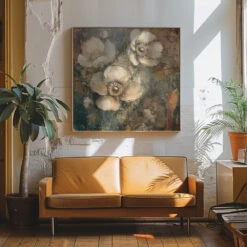 Flowers Floral Art Illustration 10 - Square Stretched Canvas, Poster Or Fine Art Print(Flowers Floral Art Illustration 10 Square Stretched Canvas Poster Or Fine Art Print) 23 Flowers Floral Art Illustration 10 - Square Stretched Canvas, Poster Or Fine Art Print(Flowers Floral Art Illustration 10 Square Stretched Canvas Poster Or Fine Art Print) -Heart Wall Art Store pictufy interior 70s sofa ratio 1x1 2792243