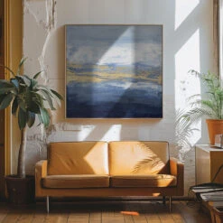 Peaceful Golden Horizon - Square Stretched Canvas, Poster Or Fine Art Print(Peaceful Golden Horizon Square Stretched Canvas Poster Or Fine Art Print 1) 23 Peaceful Golden Horizon - Square Stretched Canvas, Poster Or Fine Art Print(Peaceful Golden Horizon Square Stretched Canvas Poster Or Fine Art Print 1) -Heart Wall Art Store pictufy interior 70s sofa ratio 1x1 3116762