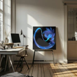 The Blues - Square Stretched Canvas, Poster Or Fine Art Print(The Blues Square Stretched Canvas Poster Or Fine Art Print 1) -Heart Wall Art Store pictufy interior artist studio ratio 1x1 2412100