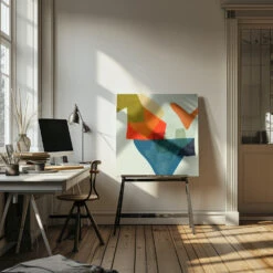 Shapes&lines5 Kopie - Square Stretched Canvas, Poster Or Fine Art Print(Shapes Lines5 Kopie Square Stretched Canvas Poster Or Fine Art Print) -Heart Wall Art Store pictufy interior artist studio ratio 1x1 2552863