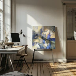 Irises - Square Stretched Canvas, Poster Or Fine Art Print(Irises Square Stretched Canvas Poster Or Fine Art Print) -Heart Wall Art Store pictufy interior artist studio ratio 1x1 2568086