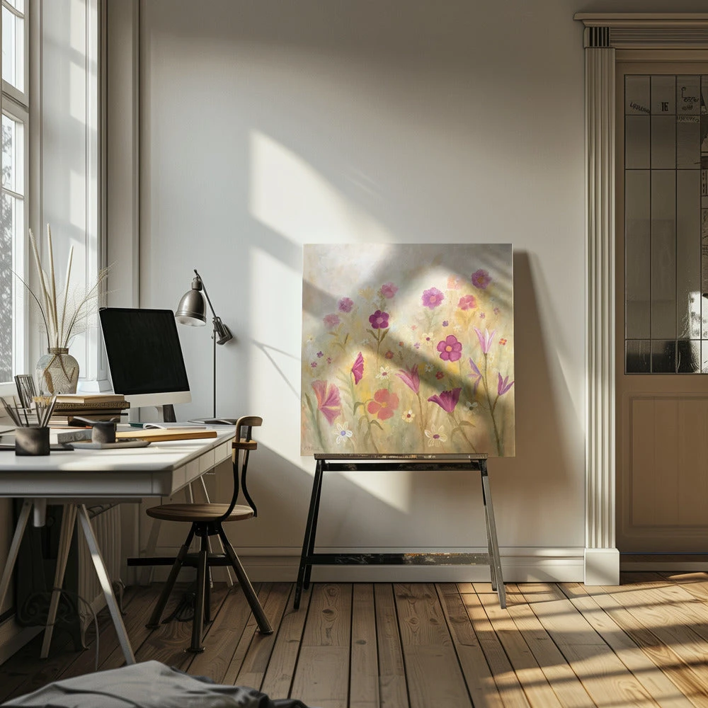 Flowers In The Mist - Square Stretched Canvas, Poster Or Fine Art Print(Flowers In The Mist Square Stretched Canvas Poster Or Fine Art Print) 13 Flowers In The Mist - Square Stretched Canvas, Poster Or Fine Art Print(Flowers In The Mist Square Stretched Canvas Poster Or Fine Art Print) - Image 13