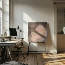 Flora II - Square Stretched Canvas, Poster Or Fine Art Print(Flora Ii Square Stretched Canvas Poster Or Fine Art Print) -Heart Wall Art Store pictufy interior artist studio ratio 1x1 2697412