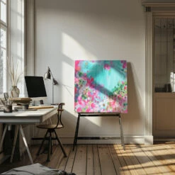 May Garden - Square Stretched Canvas, Poster Or Fine Art Print(May Garden Square Stretched Canvas Poster Or Fine Art Print) -Heart Wall Art Store pictufy interior artist studio ratio 1x1 2737886