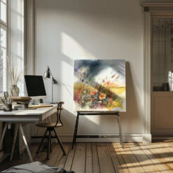 Meadow Nature Art (7) - Square Stretched Canvas, Poster Or Fine Art Print(Meadow Nature Art 7 Square Stretched Canvas Poster Or Fine Art Print) -Heart Wall Art Store pictufy interior artist studio ratio 1x1 2778940