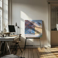 Tattoo Barn - Square Stretched Canvas, Poster Or Fine Art Print(Tattoo Barn Square Stretched Canvas Poster Or Fine Art Print) -Heart Wall Art Store pictufy interior artist studio ratio 1x1 2787410