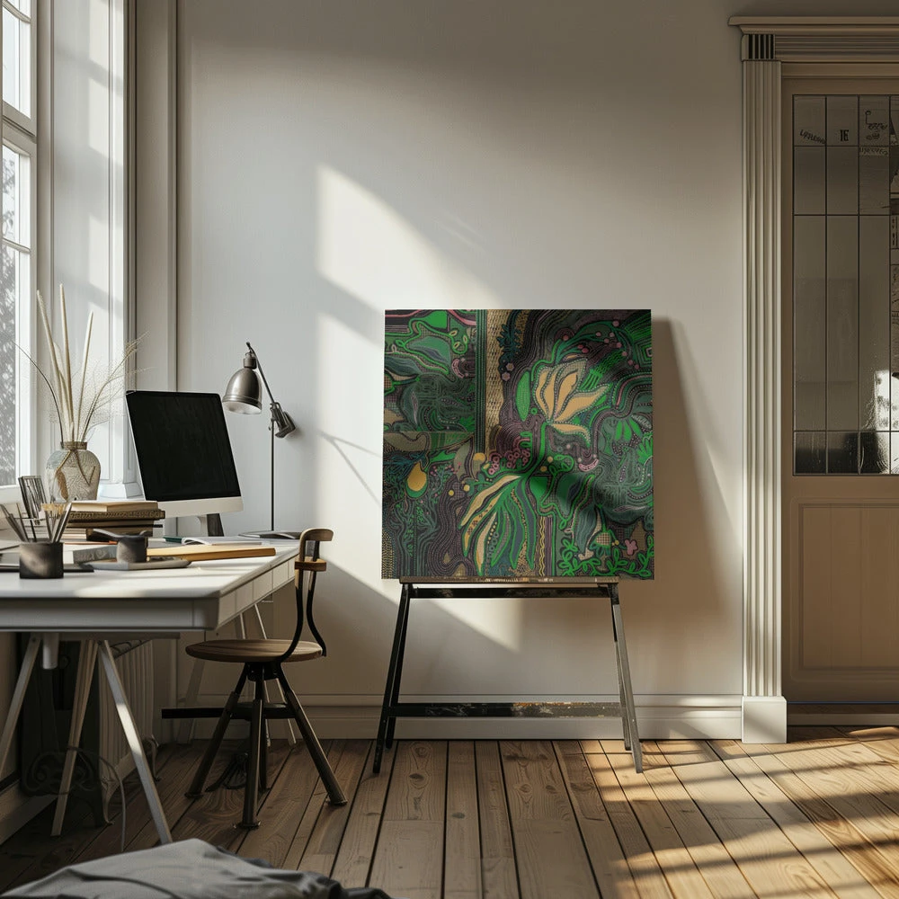 Botanical Geometry - Square Stretched Canvas, Poster Or Fine Art Print(Botanical Geometry Square Stretched Canvas Poster Or Fine Art Print) 13 Botanical Geometry - Square Stretched Canvas, Poster Or Fine Art Print(Botanical Geometry Square Stretched Canvas Poster Or Fine Art Print) - Image 13