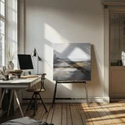 Nature Inspired Landscape - Square Stretched Canvas, Poster Or Fine Art Print(Nature Inspired Landscape Square Stretched Canvas Poster Or Fine Art Print) -Heart Wall Art Store pictufy interior artist studio ratio 1x1 3124871