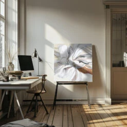 Fleur II - Square Stretched Canvas, Poster Or Fine Art Print(Fleur Ii Square Stretched Canvas Poster Or Fine Art Print) -Heart Wall Art Store pictufy interior artist studio ratio 1x1 3163646