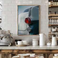 US Classic Car Star Chief 1955 - Stretched Canvas, Poster Or Fine Art Print(Us Classic Car Star Chief 1955 Stretched Canvas Poster Or Fine Art Print) -Heart Wall Art Store pictufy interior barista white 1701452