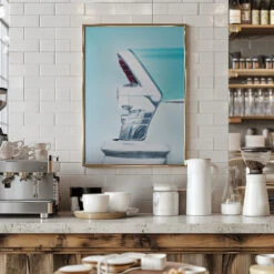 US Classic Car 1955 Century Tail Fin Abstract - Stretched Canvas, Poster Or Fine Art Print(Us Classic Car 1955 Century Tail Fin Abstract Stretched Canvas Poster Or Fine Art Print) -Heart Wall Art Store pictufy interior barista white 2105888