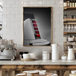 US Classic Car Continental Abstract 1977 - Stretched Canvas, Poster Or Fine Art Print(Us Classic Car Continental Abstract 1977 Stretched Canvas Poster Or Fine Art Print) -Heart Wall Art Store pictufy interior barista white 2196690