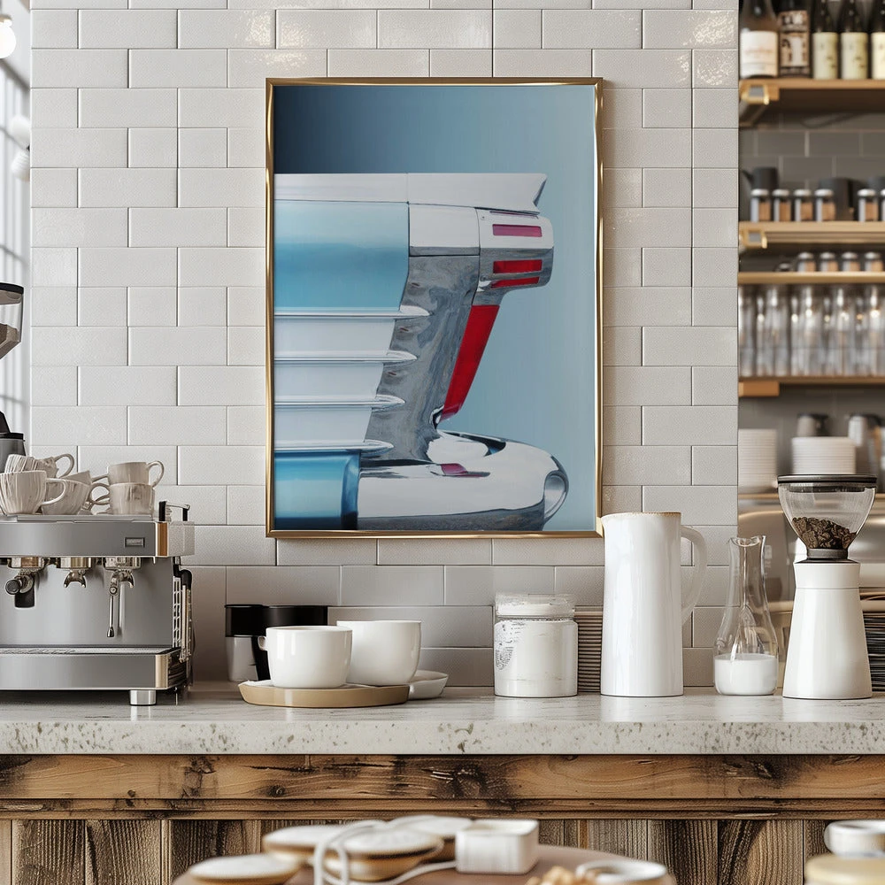 American Classic Car Super 88 1958 Abstract - Stretched Canvas, Poster Or Fine Art Print(American Classic Car Super 88 1958 Abstract Stretched Canvas Poster Or Fine Art Print) 7 American Classic Car Super 88 1958 Abstract - Stretched Canvas, Poster Or Fine Art Print(American Classic Car Super 88 1958 Abstract Stretched Canvas Poster Or Fine Art Print) - Image 7