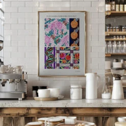 Pattern 11 - Stretched Canvas, Poster Or Fine Art Print(Pattern 11 Stretched Canvas Poster Or Fine Art Print) -Heart Wall Art Store pictufy interior barista white 2516479