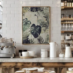 I Jungle01x A 50x70xa - Stretched Canvas, Poster Or Fine Art Print(I Jungle01x A 50x70xa Stretched Canvas Poster Or Fine Art Print) -Heart Wall Art Store pictufy interior barista white 2530845