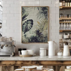 I Jungle01x A 50x70xc - Stretched Canvas, Poster Or Fine Art Print(I Jungle01x A 50x70xc Stretched Canvas Poster Or Fine Art Print) -Heart Wall Art Store pictufy interior barista white 2530847