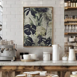 I Jungle01x A 50x70xd - Stretched Canvas, Poster Or Fine Art Print(I Jungle01x A 50x70xd Stretched Canvas Poster Or Fine Art Print) -Heart Wall Art Store pictufy interior barista white 2530848