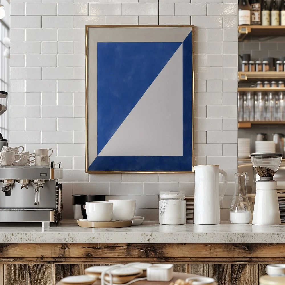 Blue Geometric Play - Stretched Canvas, Poster Or Fine Art Print(Blue Geometric Play Stretched Canvas Poster Or Fine Art Print) 7 Blue Geometric Play - Stretched Canvas, Poster Or Fine Art Print(Blue Geometric Play Stretched Canvas Poster Or Fine Art Print) - Image 7