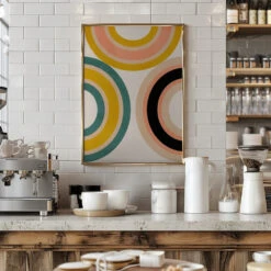 Rainbow Suns 11 Kopie - Stretched Canvas, Poster Or Fine Art Print(Rainbow Suns 11 Kopie Stretched Canvas Poster Or Fine Art Print) 18 Rainbow Suns 11 Kopie - Stretched Canvas, Poster Or Fine Art Print(Rainbow Suns 11 Kopie Stretched Canvas Poster Or Fine Art Print) -Heart Wall Art Store pictufy interior barista white 2553011