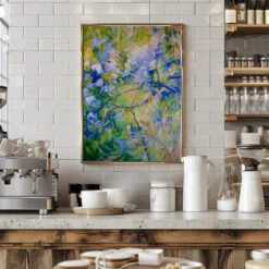 Vivid Colors And Delicate Petals - Stretched Canvas, Poster Or Fine Art Print(Vivid Colors And Delicate Petals Stretched Canvas Poster Or Fine Art Print) -Heart Wall Art Store pictufy interior barista white 2570658