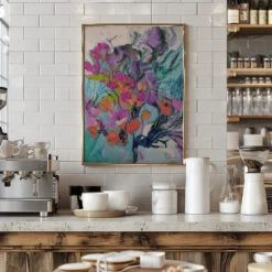 Flourish - Stretched Canvas, Poster Or Fine Art Print(Df840flourish Stretched Canvas Poster Or Fine Art Print) -Heart Wall Art Store pictufy interior barista white 2571017