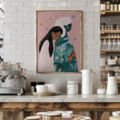 Reconnect - Stretched Canvas, Poster Or Fine Art Print(Reconnect Stretched Canvas Poster Or Fine Art Print) -Heart Wall Art Store pictufy interior barista white 2656929