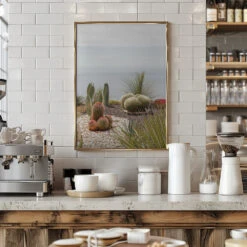 Botanical Garden - Stretched Canvas, Poster Or Fine Art Print(Botanical Garden Stretched Canvas Poster Or Fine Art Print 1) -Heart Wall Art Store pictufy interior barista white 2711084