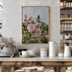 Garden Roses - Stretched Canvas, Poster Or Fine Art Print(Garden Roses Stretched Canvas Poster Or Fine Art Print) 18 Garden Roses - Stretched Canvas, Poster Or Fine Art Print(Garden Roses Stretched Canvas Poster Or Fine Art Print) -Heart Wall Art Store pictufy interior barista white 2711098