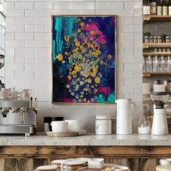 Dance Party - Stretched Canvas, Poster Or Fine Art Print(Dance Party Stretched Canvas Poster Or Fine Art Print) -Heart Wall Art Store pictufy interior barista white 2737766