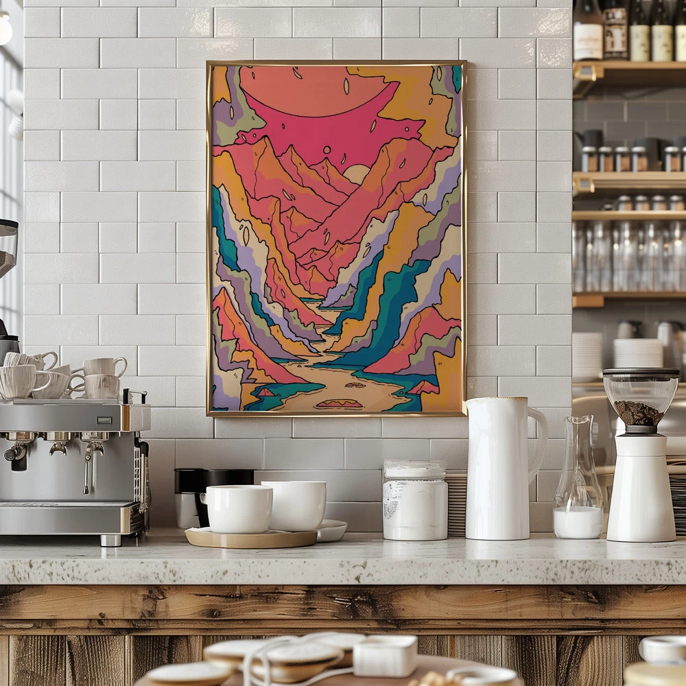 Mountain Trail - Stretched Canvas, Poster Or Fine Art Print(Mountain Trail Stretched Canvas Poster Or Fine Art Print) 7 Mountain Trail - Stretched Canvas, Poster Or Fine Art Print(Mountain Trail Stretched Canvas Poster Or Fine Art Print) - Image 7