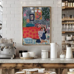 Rafaela Mascaro's Print Number 29 - Stretched Canvas, Poster Or Fine Art Print(9933x14043 Din 29 Stretched Canvas Poster Or Fine Art Print) -Heart Wall Art Store pictufy interior barista white 2771854