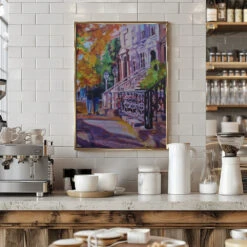 Autumn Stroll - Stretched Canvas, Poster Or Fine Art Print(Autumn Stroll Stretched Canvas Poster Or Fine Art Print) -Heart Wall Art Store pictufy interior barista white 2786430