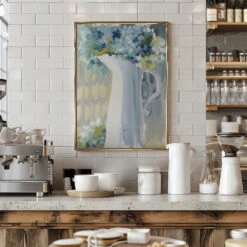 Smoky Bouquet - Stretched Canvas, Poster Or Fine Art Print(Smoky Bouquet Stretched Canvas Poster Or Fine Art Print) -Heart Wall Art Store pictufy interior barista white 2787403