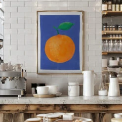 Vibrant Orange Fruit - Stretched Canvas, Poster Or Fine Art Print(Vibrant Orange Fruit Stretched Canvas Poster Or Fine Art Print) 18 Vibrant Orange Fruit - Stretched Canvas, Poster Or Fine Art Print(Vibrant Orange Fruit Stretched Canvas Poster Or Fine Art Print) -Heart Wall Art Store pictufy interior barista white 2787920