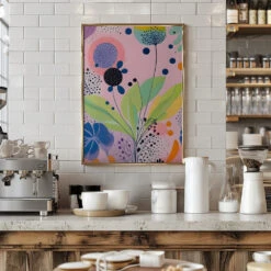 Dream Botanicals - Stretched Canvas, Poster Or Fine Art Print(Dream Botanicals Stretched Canvas Poster Or Fine Art Print) 18 Dream Botanicals - Stretched Canvas, Poster Or Fine Art Print(Dream Botanicals Stretched Canvas Poster Or Fine Art Print) -Heart Wall Art Store pictufy interior barista white 2788024