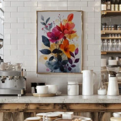 Minimal Calms 39 - Stretched Canvas, Poster Or Fine Art Print(Minimal Calms 39 Stretched Canvas Poster Or Fine Art Print) -Heart Wall Art Store pictufy interior barista white 2794652