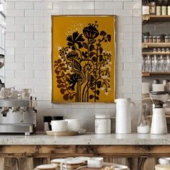 Stockholm Garden Autumn Day - Stretched Canvas, Poster Or Fine Art Print(Stockholm Garden Autumn Day Stretched Canvas Poster Or Fine Art Print) -Heart Wall Art Store pictufy interior barista white 2858424