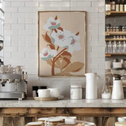 Wild Garden Helleborejpg - Stretched Canvas, Poster Or Fine Art Print(Wild Garden Helleborejpg Stretched Canvas Poster Or Fine Art Print) -Heart Wall Art Store pictufy interior barista white 2866556